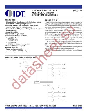 IDT23S08-1HDCG datasheet  